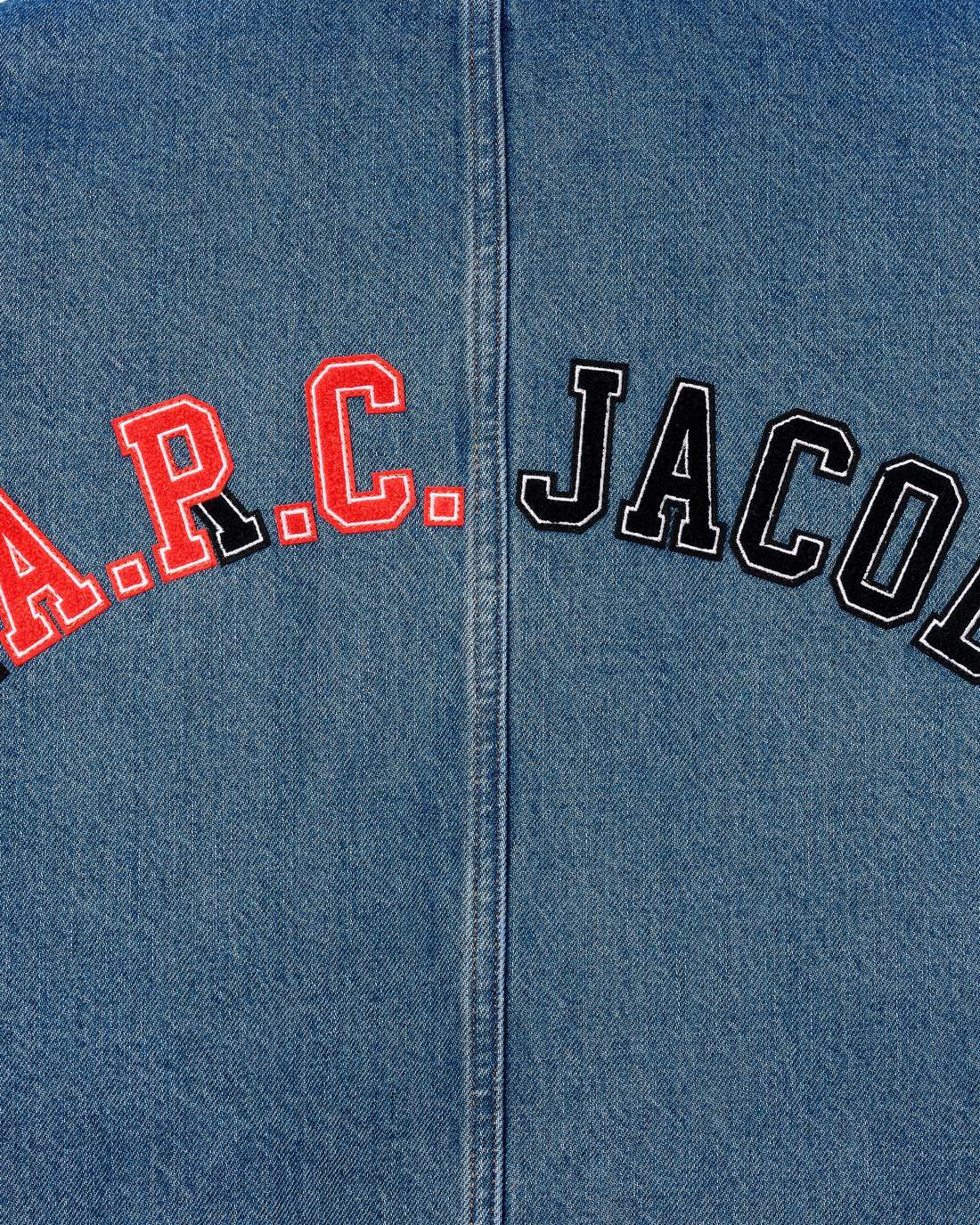 The A.P.C. X Marc Jacobs Denim Unisex Jacket Washed Indigo Marc Jacobs