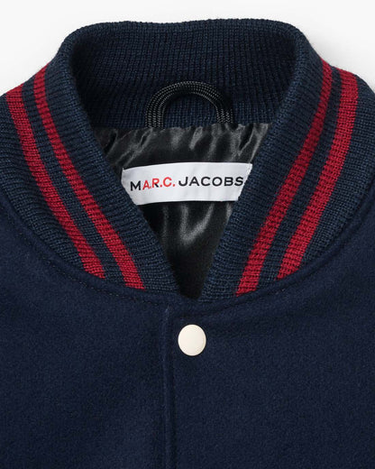 The A.P.C. X Marc Jacobs  Varsity Jacket Dark Navy/White Marc Jacobs