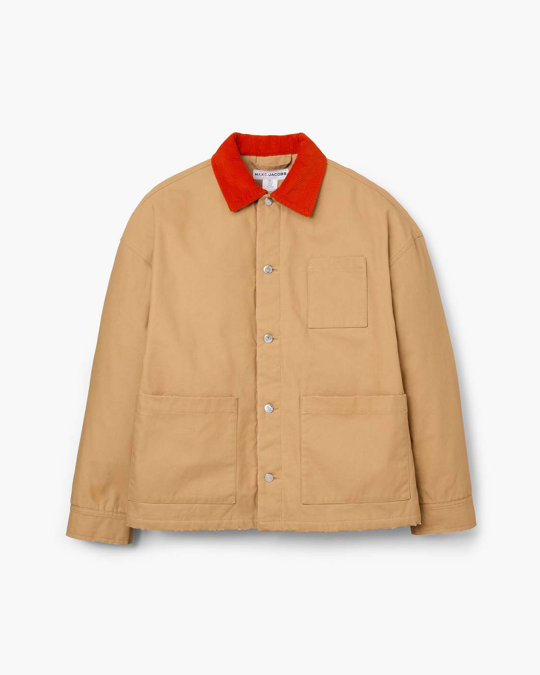 The A.P.C. X Marc Jacobs Stoned Canvas Unisex Jacket Camel Marc Jacobs
