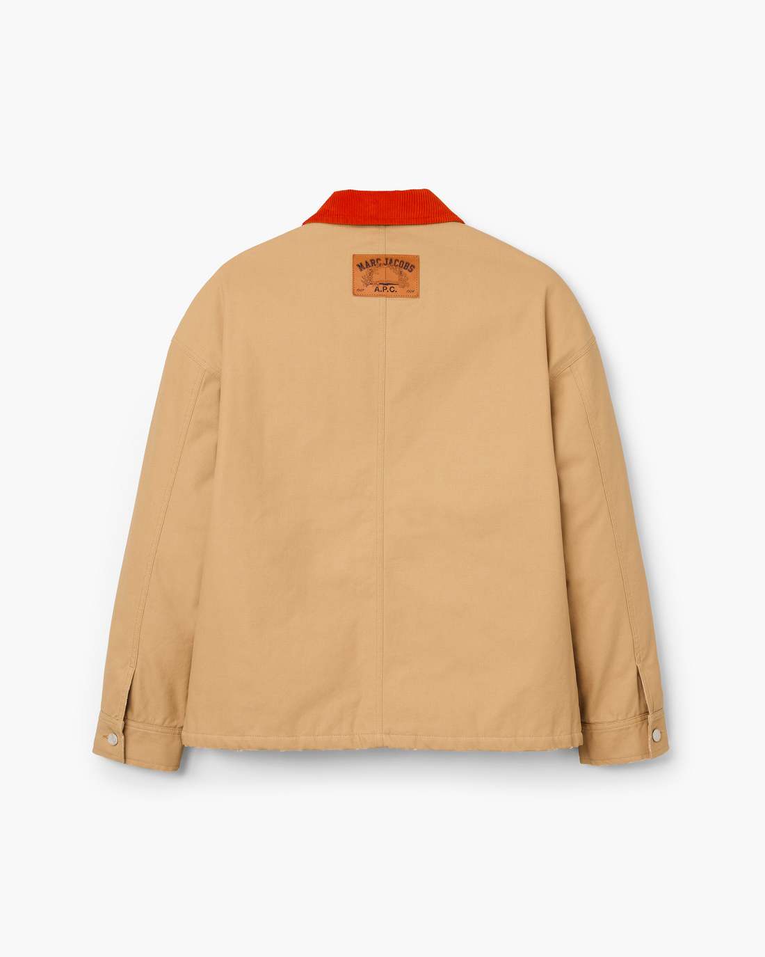 The A.P.C. X Marc Jacobs Stoned Canvas Unisex Jacket Camel Marc Jacobs