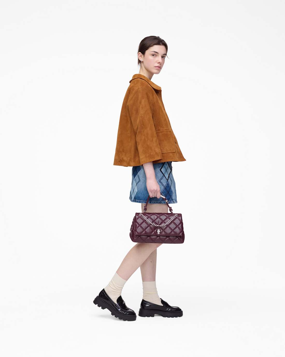 Suede Doll Jacket Copper Marc Jacobs