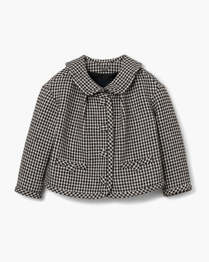 Gingham Tweed Jacket Black Multi Marc Jacobs