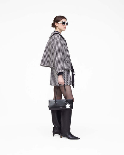 Gingham Tweed Jacket Black Multi Marc Jacobs