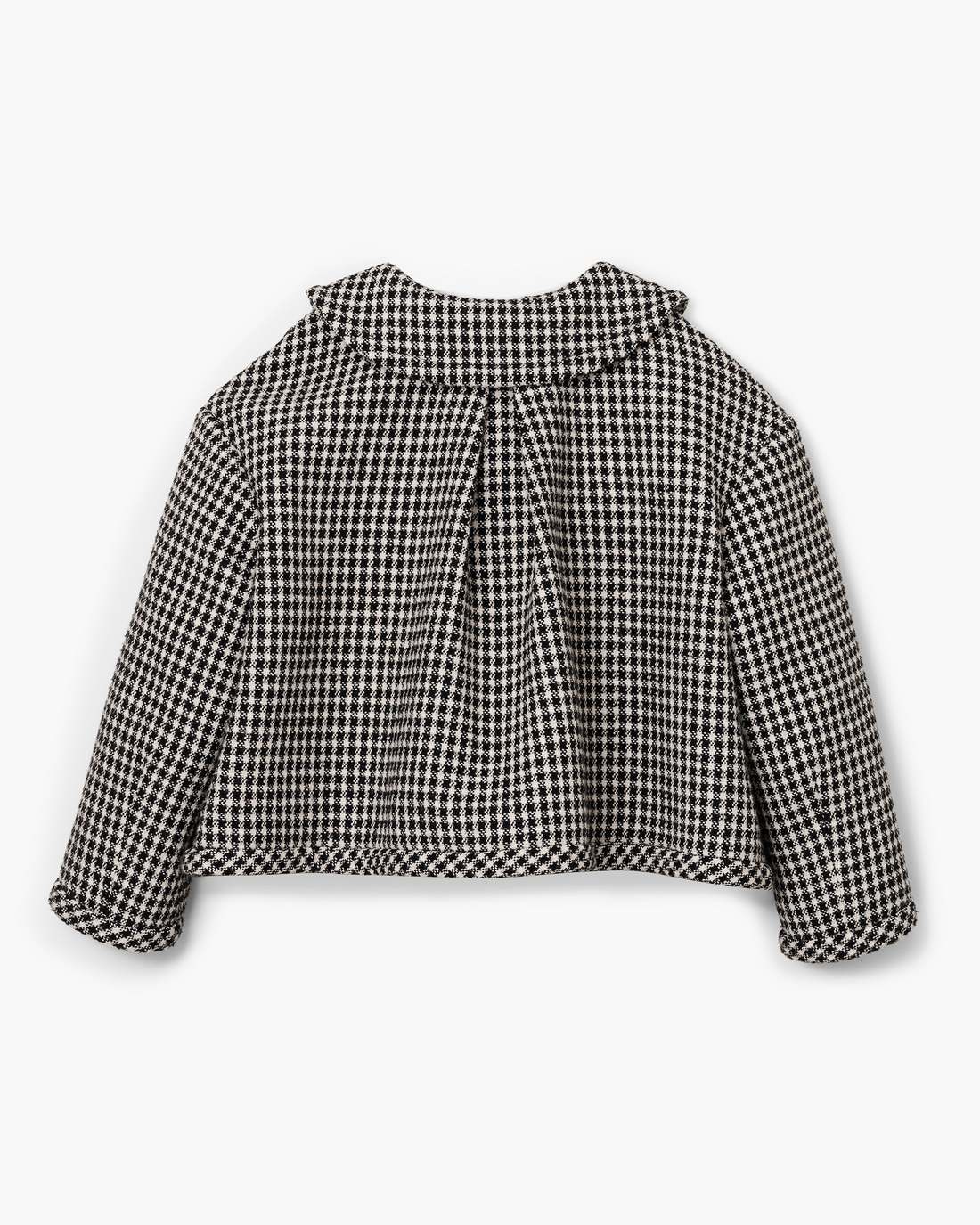 Gingham Tweed Jacket Black Multi Marc Jacobs