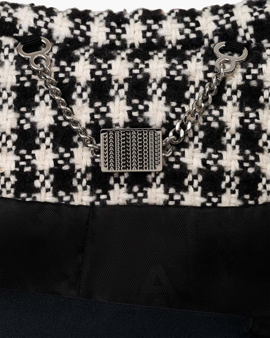 Gingham Tweed Jacket Black Multi Marc Jacobs