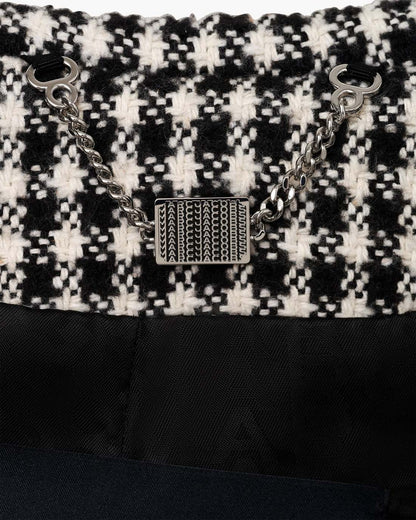 Gingham Tweed Jacket Black Multi Marc Jacobs