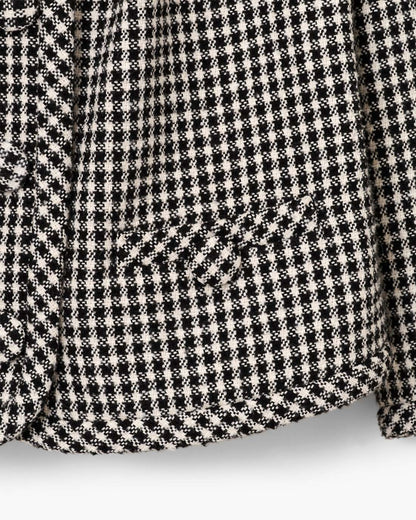 Gingham Tweed Jacket Black Multi Marc Jacobs