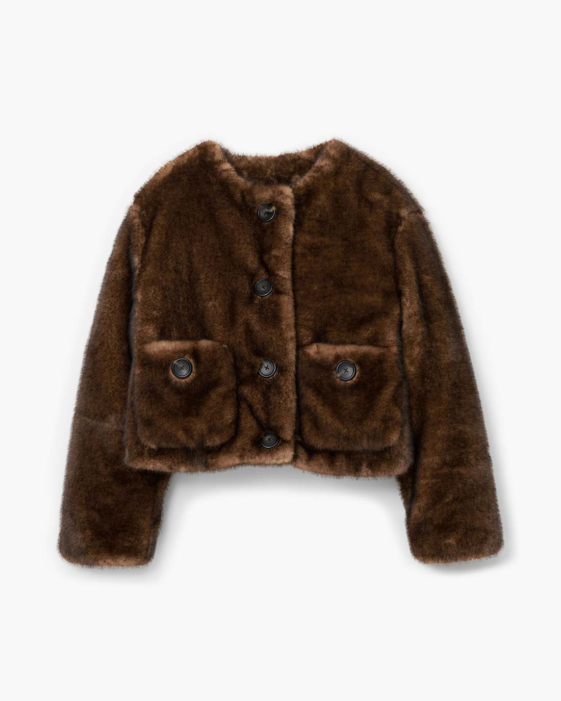 Teddy Cropped Jacket Ebony Marc Jacobs