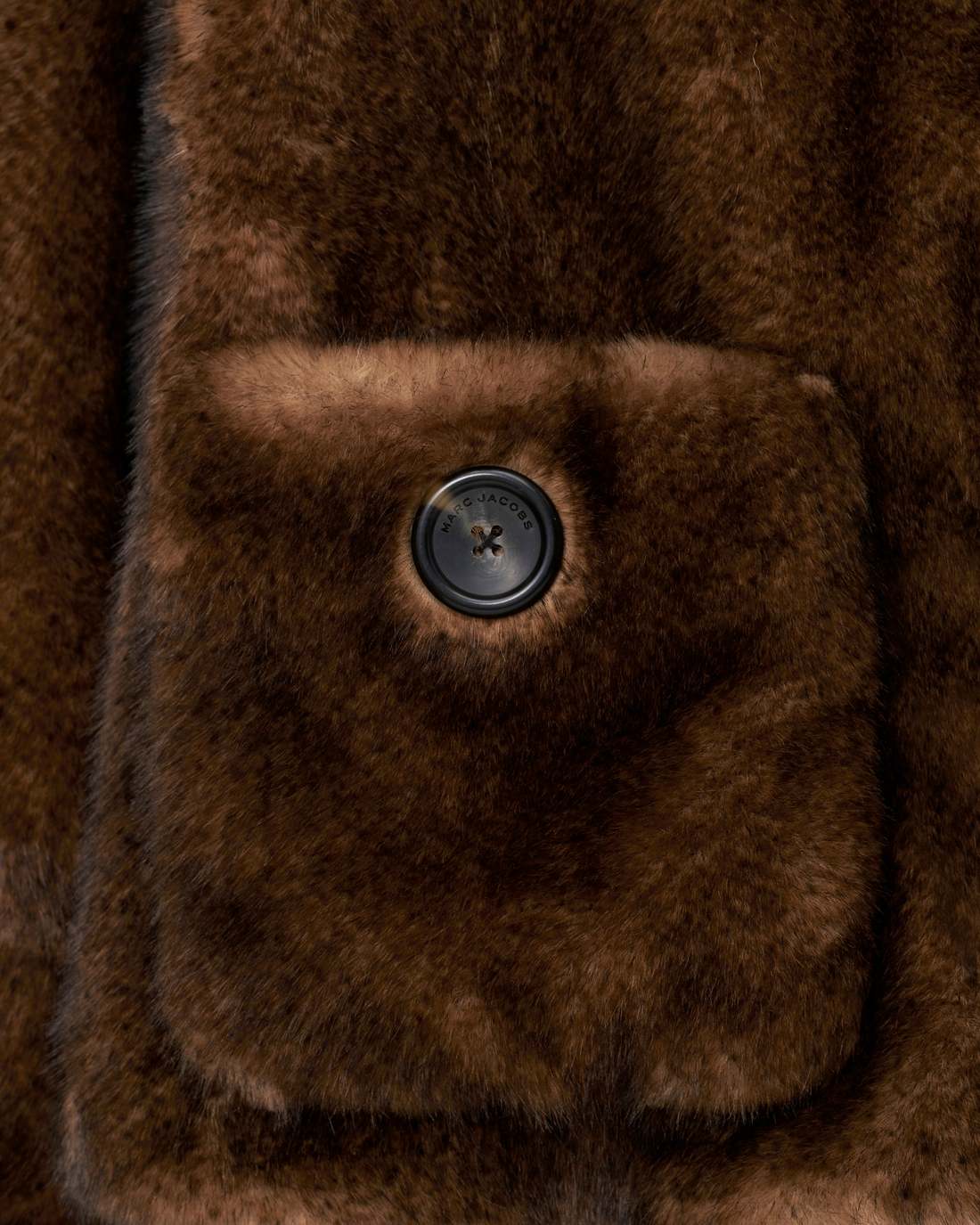 Teddy Cropped Jacket Ebony Marc Jacobs