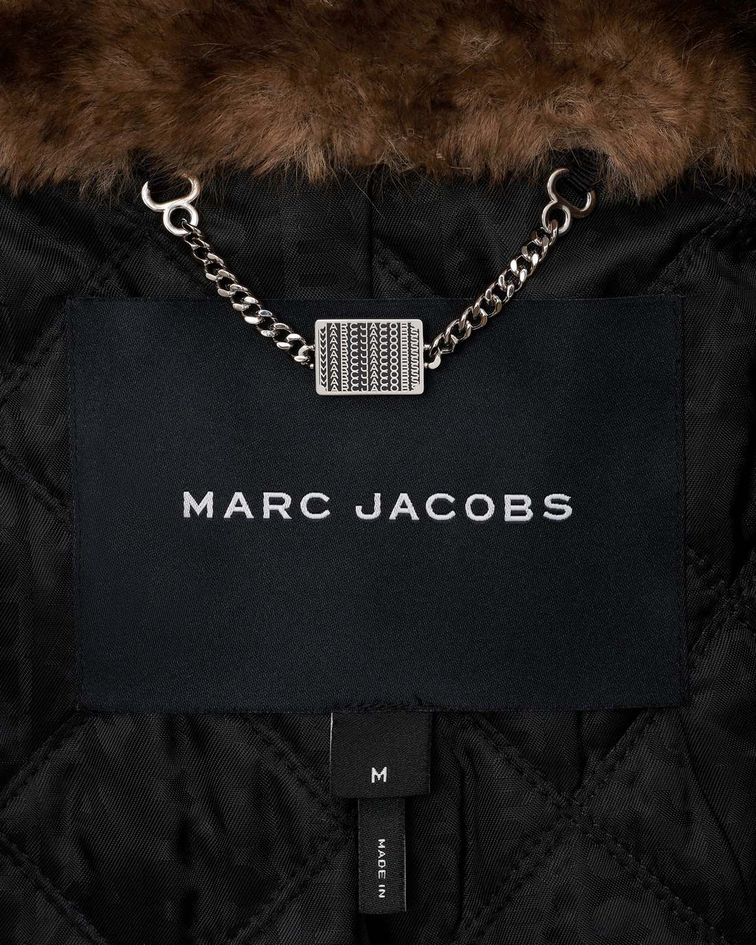 Teddy Cropped Jacket Ebony Marc Jacobs