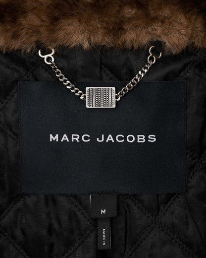 Teddy Cropped Jacket Ebony Marc Jacobs
