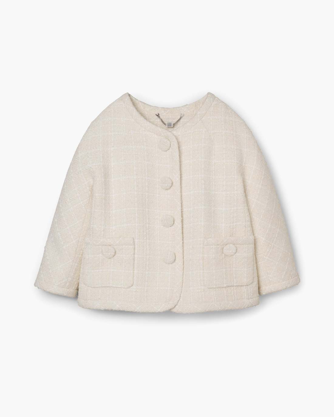 Tweed Backwards Lady Jacket Ivory Marc Jacobs