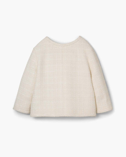 Tweed Backwards Lady Jacket Ivory Marc Jacobs