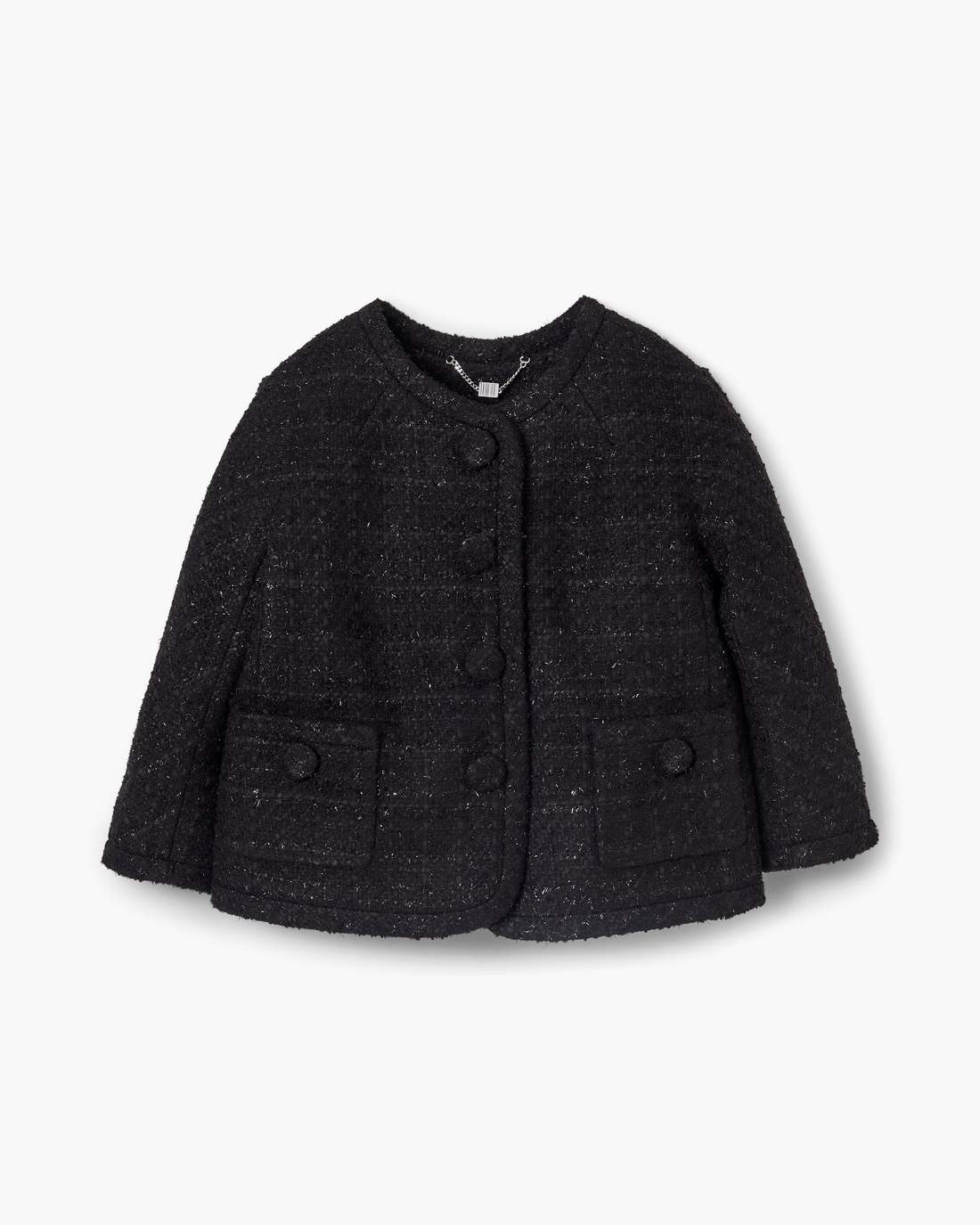 Tweed Backwards Lady Jacket Black Marc Jacobs