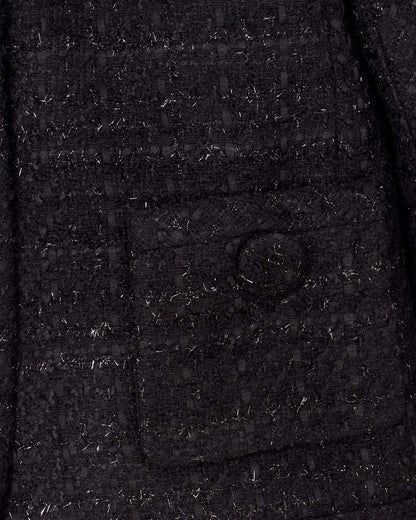 Tweed Backwards Lady Jacket Black Marc Jacobs