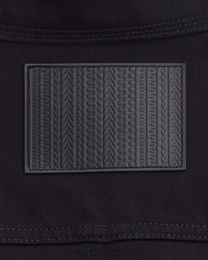 The Fluted Denim Jacket Black Marc Jacobs