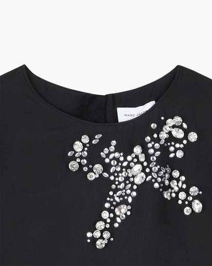 The Gem Bow Dress Black Marc Jacobs
