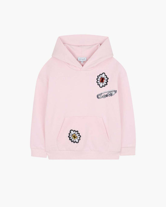 The Charm Collector Hoodie Pink Marc Jacobs