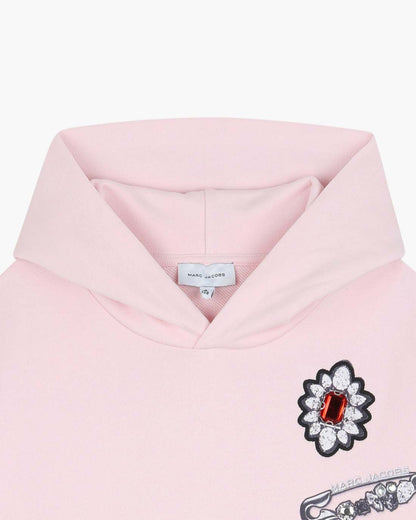 The Charm Collector Hoodie Pink Marc Jacobs