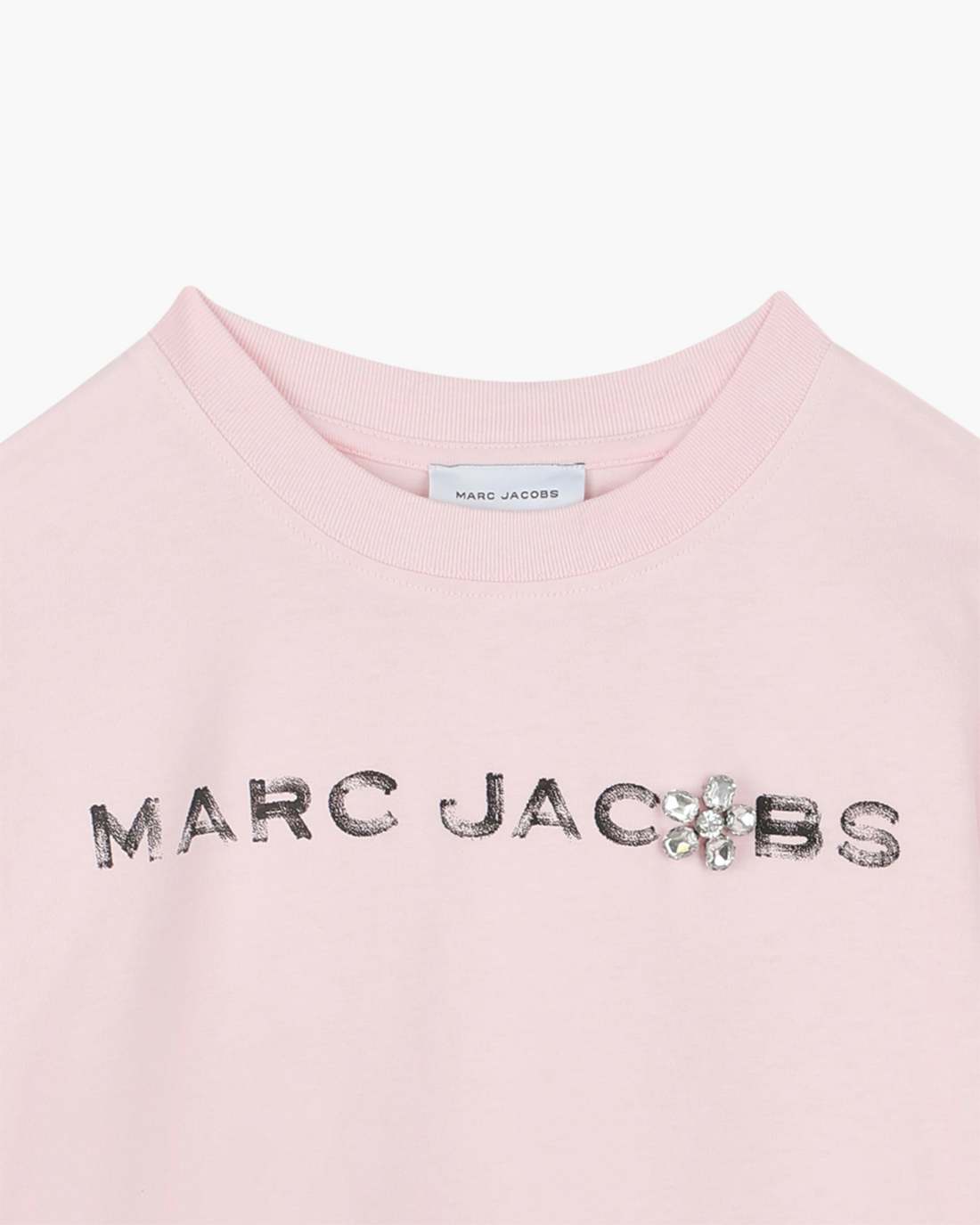 The Gem Daisy Logo Tee Pink Marc Jacobs