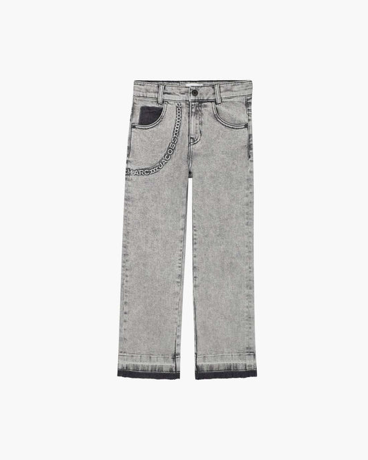 The Trompe Loeil Chain Jeans Black Marc Jacobs