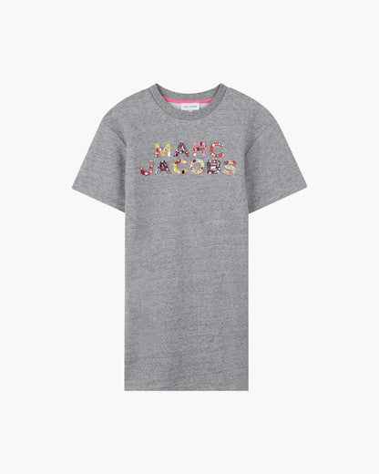 The Gem Logo Dress Grey Marc Jacobs