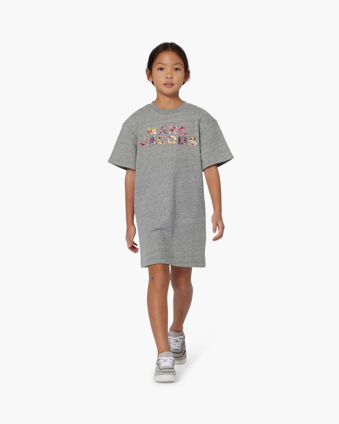 The Gem Logo Dress Grey Marc Jacobs