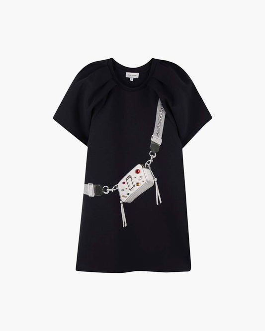 The Trompe Loeil Snapshot Dress Navy Marc Jacobs