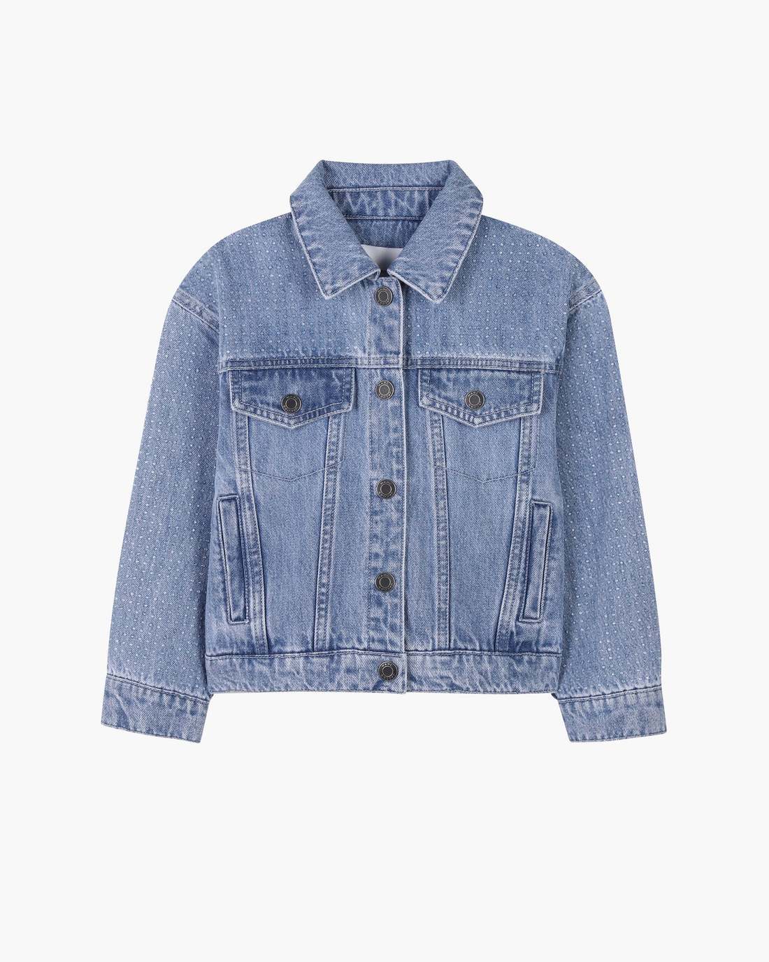 The Crystal Denim Jacket Blue Marc Jacobs