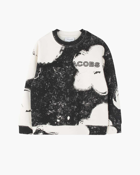 The Daisy Sweatshirt Black/White Marc Jacobs