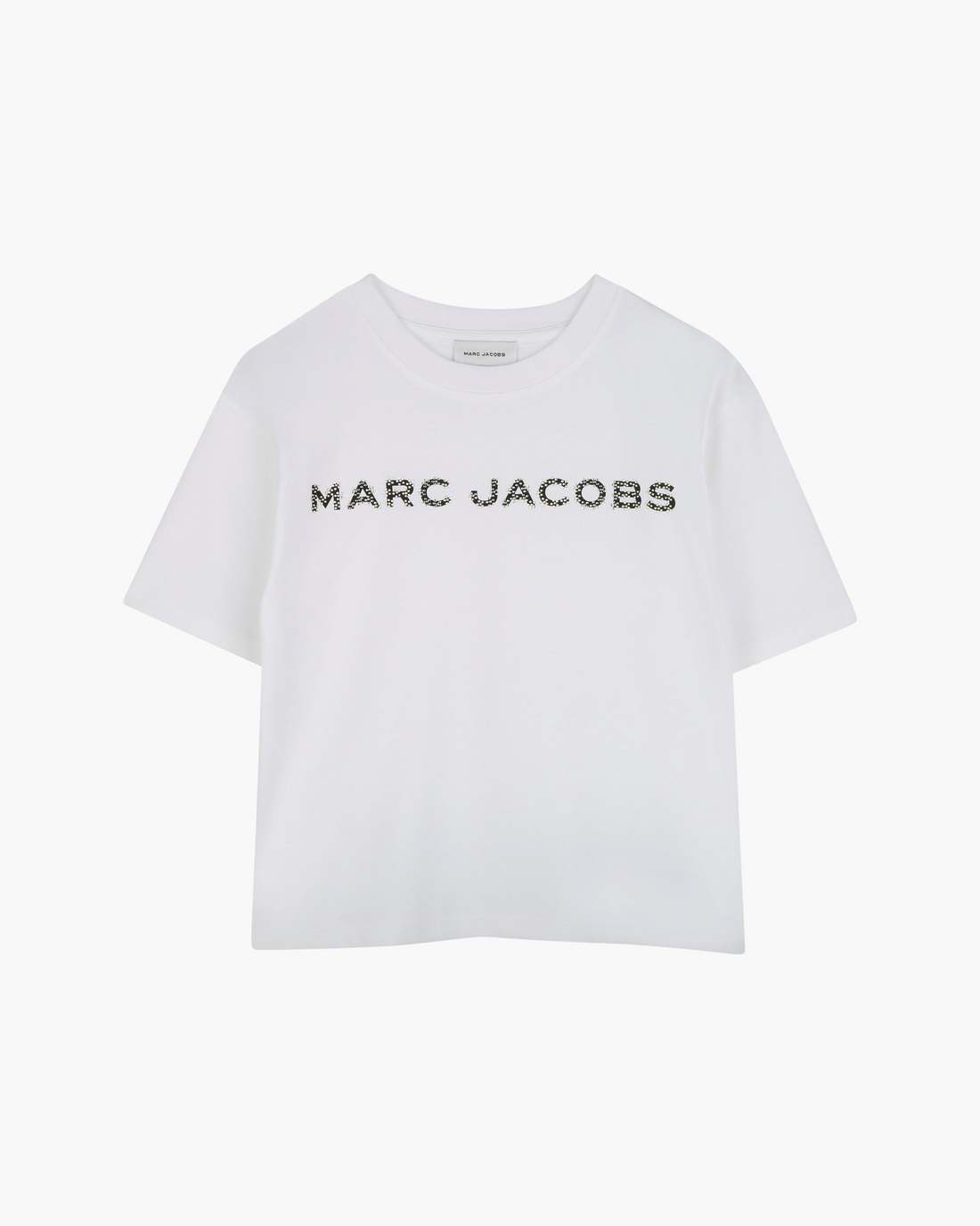 The Crystal Daisy Logo Tee White Marc Jacobs