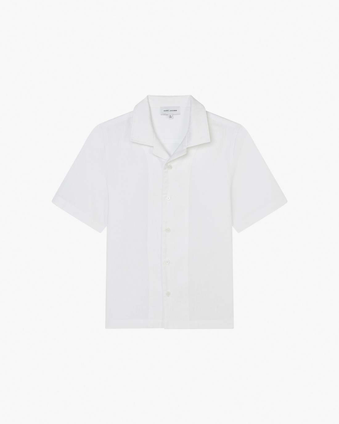 The Jumbled Monogram Logo Short Sleeve Shirt White Marc Jacobs