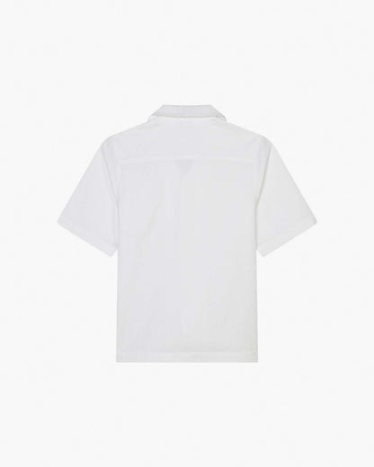 The Jumbled Monogram Logo Short Sleeve Shirt White Marc Jacobs